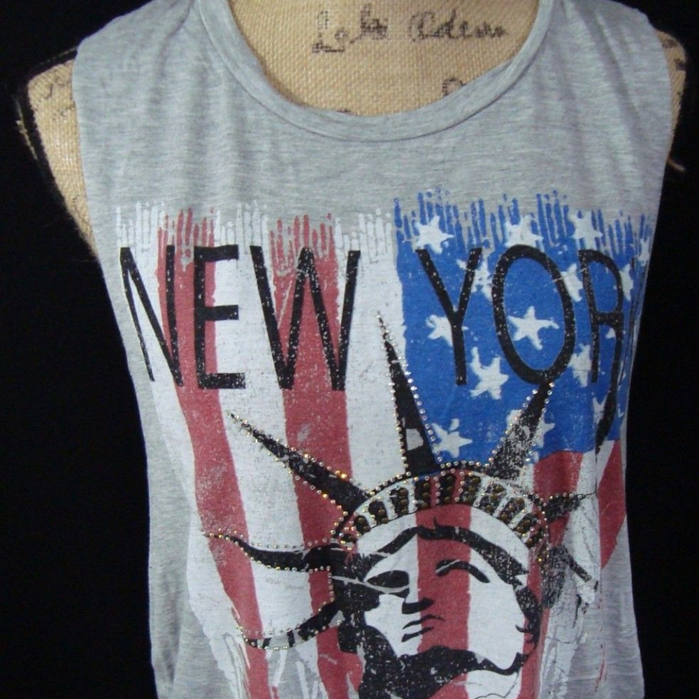 **TEENBELL Tank Top Loose Fit Cut off Sleeves